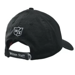 Wilson Staff Relaxed Golf Cap - Assorted Colors -Golf Sports Shop WGH5900BL WS Tour Relaxed Cap Black Back