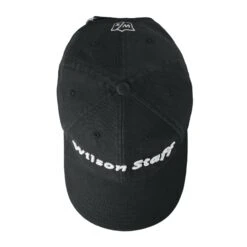 Wilson Staff Relaxed Golf Cap - Assorted Colors -Golf Sports Shop WGH5900BL WS Tour Relaxed Cap Black Top