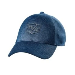 Wilson Staff One Touch Golf Hats -Golf Sports Shop WGH5940BU WS One Touch Denim Blue Front