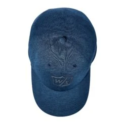 Wilson Staff One Touch Golf Hats -Golf Sports Shop WGH5940BU WS One Touch Denim Blue Top