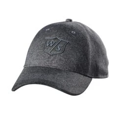 Wilson Staff One Touch Golf Hats -Golf Sports Shop WGH594DGY WS One Touch Charcoal DarkGrey Front