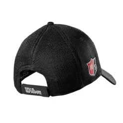 Wilson Staff Tour Mesh Golf Hats -Golf Sports Shop WGH6100BL 1 WS Wilson Tour Mesh Black Back.png.cq5dam.web .1200.1200