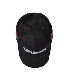 Wilson Staff Tour Mesh Golf Hats -Golf Sports Shop WGH6100BL 3 WS Wilson Tour Mesh Black Top.png.cq5dam.web .1200.1200