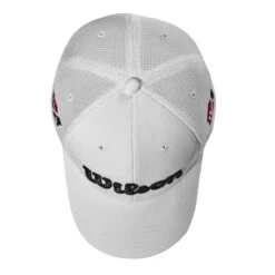 Wilson Staff Tour Mesh Golf Hats -Golf Sports Shop WGH6100WH 3 WS Wilson Tour Mesh White Top.png.cq5dam.web .1200.1200