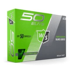 Wilson Staff 50 Elite Golf Balls -Golf Sports Shop WGWP17940 2019 50 Elite Green Right Hero