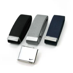 Nike 3-in-1 Web Belt Packs 19 Nike 3-in-1 Web Belt Packs -Golf Sports Shop WebBelt BlackGrayNavy0