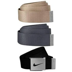 Nike 3-in-1 Web Belt Packs 15 Nike 3-in-1 Web Belt Packs -Golf Sports Shop WebBelt BlackKhakiDarkGray