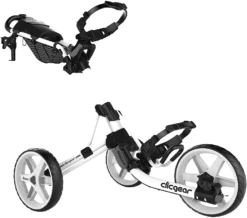 Clicgear Golf 3-Wheel Push Cart Model 4.0 -Golf Sports Shop White 0