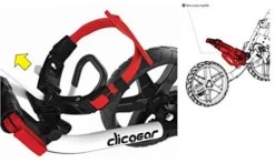 Clicgear Golf 3-Wheel Push Cart Model 4.0 -Golf Sports Shop White 8