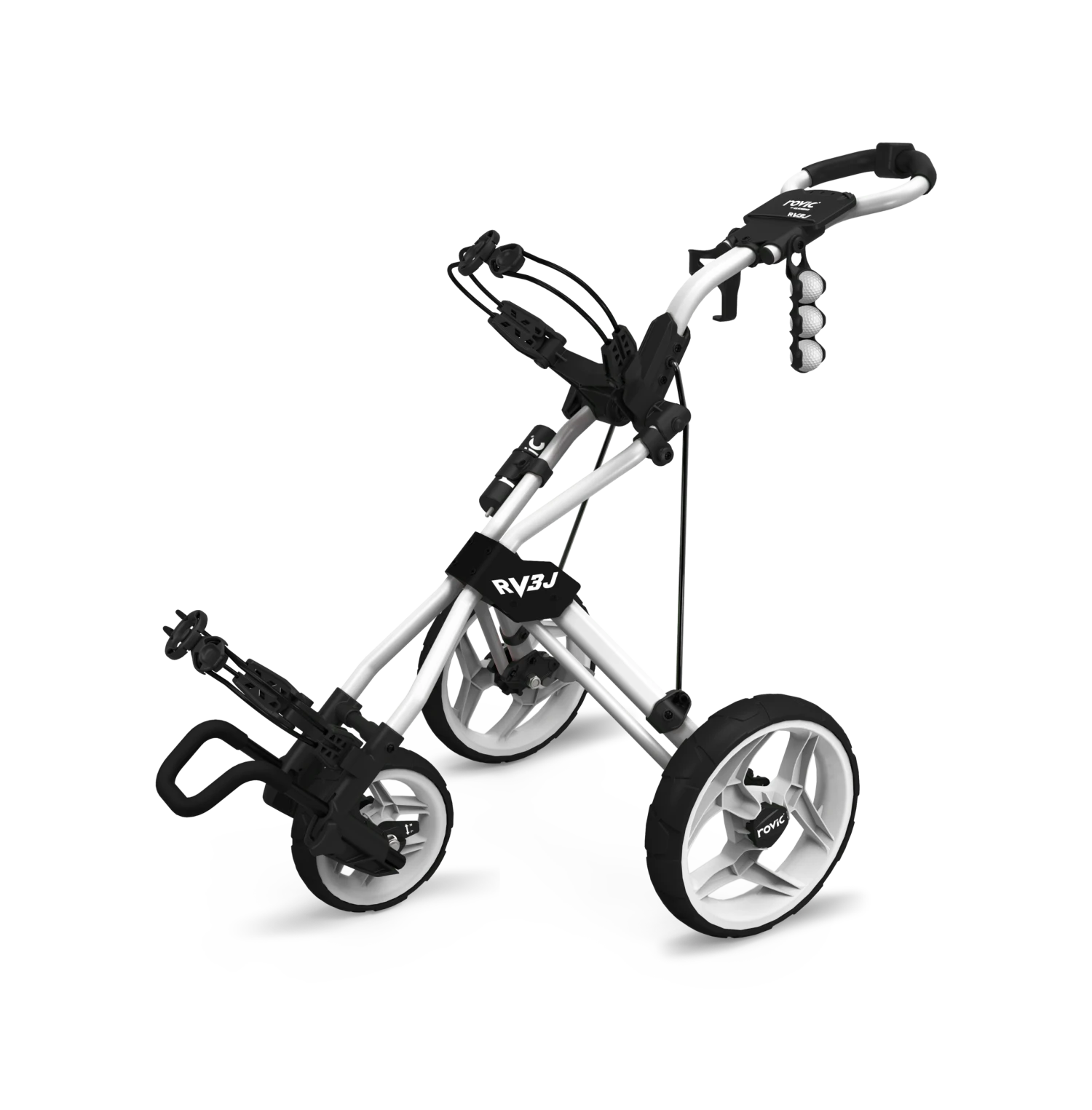 Clicgear Golf 3-Wheel Rovic Junior Push Cart Model RV3J 4 Clicgear Golf 3-Wheel Rovic Junior Push Cart Model RV3J - Image 4