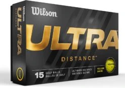 Wilson Ultra Golf Balls - 15 Pack -Golf Sports Shop WilsonUltra 2023 Distance Yellow 2