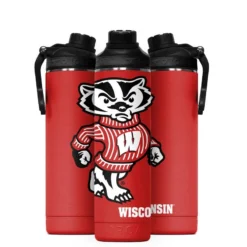 Orca NCAA Mascot 22 Ounce Hydra Hot Cold Bottle -Golf Sports Shop Wisconsin H22MSWIS Hydra22 Mascot Red Trio 800x 6418213d 88c6 449b b2e4 e06b37ff9a3e