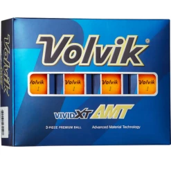 Volvik 2020 Vivid XT AMT Matte Finished Golf Balls -Golf Sports Shop XT AMT Orange