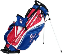 Tour Edge Exotics Xtreme 4 Stand Bags -Golf Sports Shop Xtreme 4 Carry Bag Red White Blue