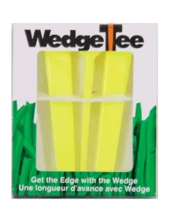 Wedge Tees Golf Tee, Divot Repair & Groove Cleaner Combo -Golf Sports Shop Yellow Pack