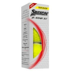 Srixon Z-Star XV Tour Golf Balls -Golf Sports Shop Z STARXV8 Sleeve TourYellow FLIP
