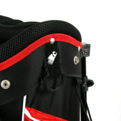 Affinity ZLS Stand Golf Bag Black/Red -Golf Sports Shop a08824 feature glove hangtag