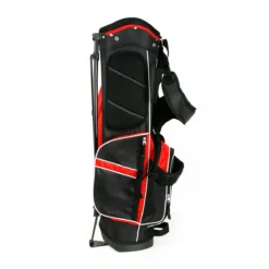 Affinity ZLS Stand Golf Bag Black/Red -Golf Sports Shop a08824 side view