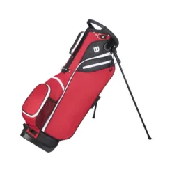 Wilson Staff "W" Carry Golf Bag -Golf Sports Shop b3585ff873d67393a75d70c2906c6b2190d82849 WGB3309RD W CARRY RED v2
