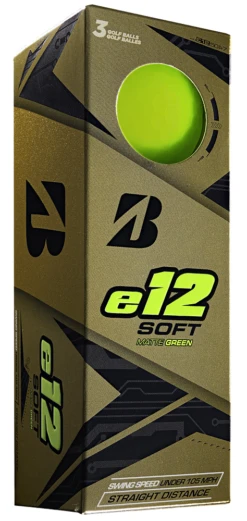 Bridgestone Golf E12 Soft Golf Balls -Golf Sports Shop e12 Soft Matt Green Sleeve 9a71ebe0 47bf 4e36 9fb0 5307b4da7cf2