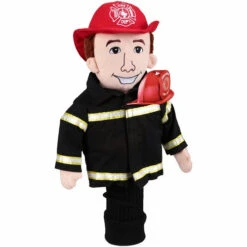 Creative Covers Human Characters Head Cover 6 Creative Covers Human Characters Head Cover -Golf Sports Shop fireman