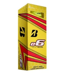 Bridgestone E6 Golf Balls -Golf Sports Shop image 8 BSG e6 Yellow sleeve