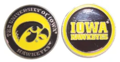NCAA Double Sided Collegiate Golf Ball Marker Coins -Golf Sports Shop iowa