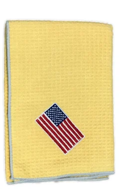 Joseph Elliott USA Embroidered Flag 18" X 18" Micro Fiber Towels -Golf Sports Shop je4