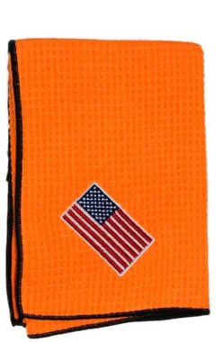 Joseph Elliott USA Embroidered Flag 18" X 18" Micro Fiber Towels -Golf Sports Shop je5