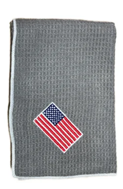 Joseph Elliott USA Embroidered Flag 18" X 18" Micro Fiber Towels -Golf Sports Shop je9